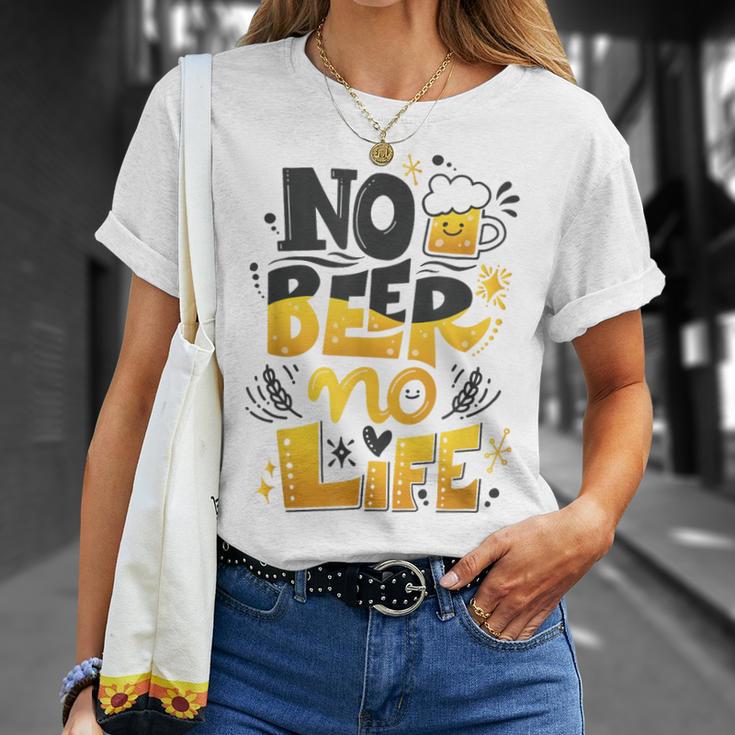 Beer Lover ビールが好きすぎる No Beer No LifeEr2 Tシャツ 彼女への贈り物