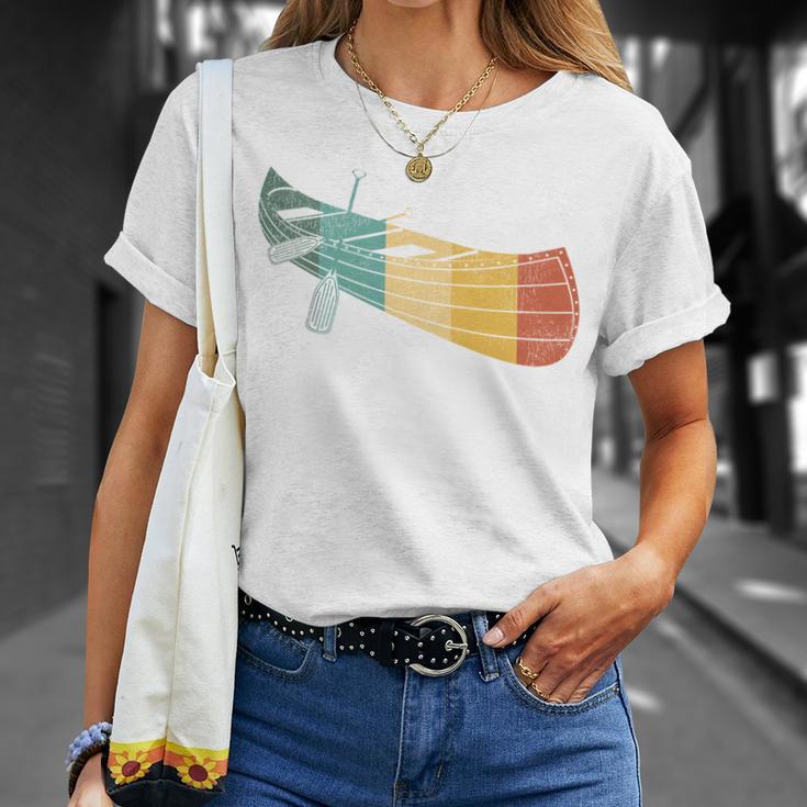Canoe Canoeing Retro Vintage T-Shirt Gifts for Her