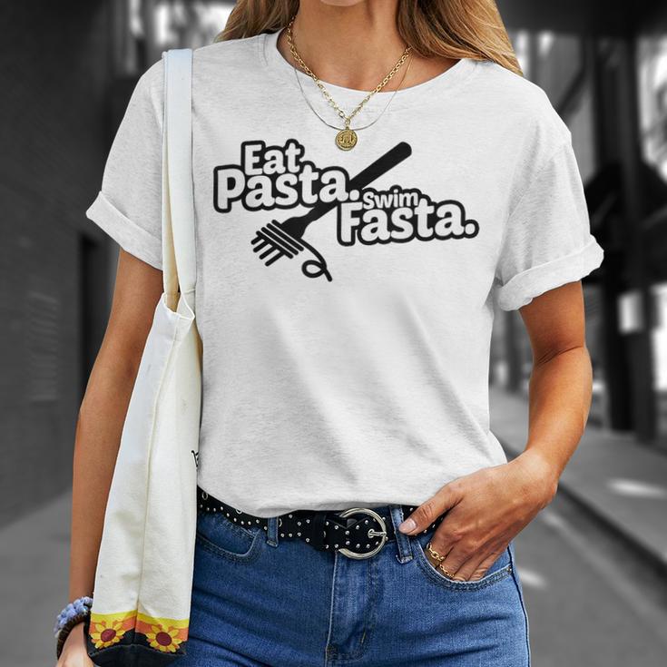 Eat Pasta Swim Fasta Swimmer Tshirt Swimming T-Shirt Gifts for Her