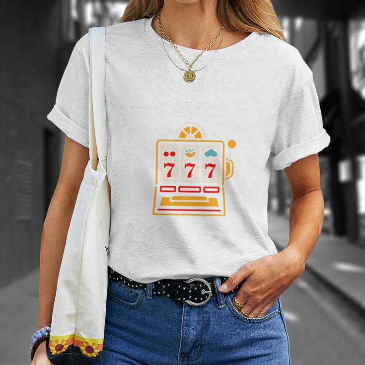 Casino Quote Gamling I'm Here For Jackpot Haut De Gamme T-Shirt Cadeaux pour elle