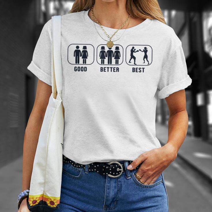 Good Better Best Boxer Kickboxer Fan Muay Thai Boxing T-Shirt Gifts for Her Good Better Best Boxer Kickboxer Fan Muay Thai Boxing T-Shirt Gifts for Her