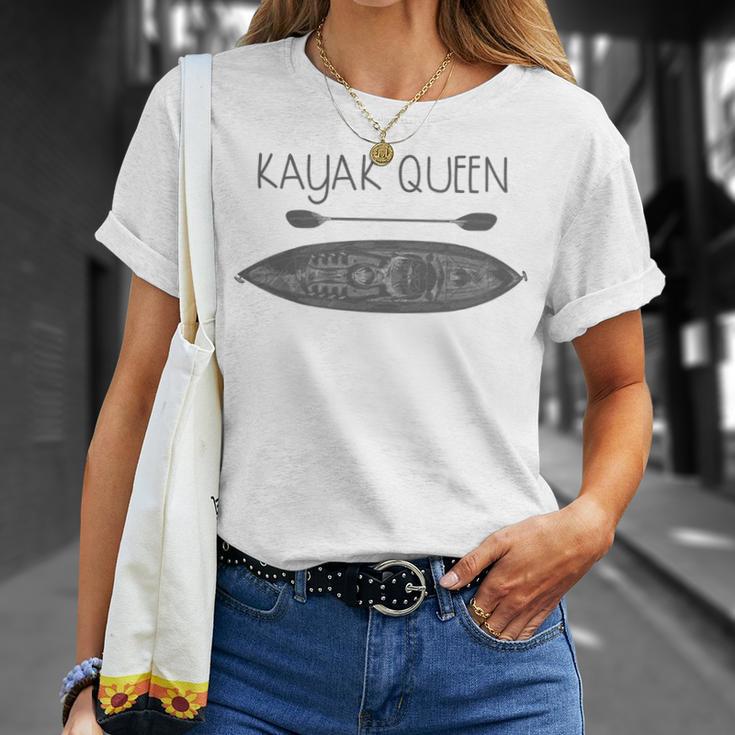 Kayak Queen Fun Kayak And Canoe Paddler T-Shirt Gifts for Her