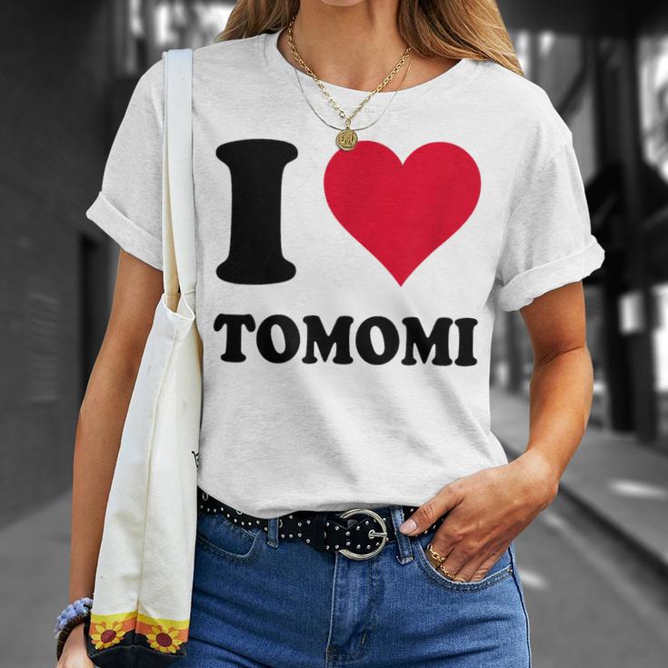 I Love Tomomi Tシャツ 彼女への贈り物
