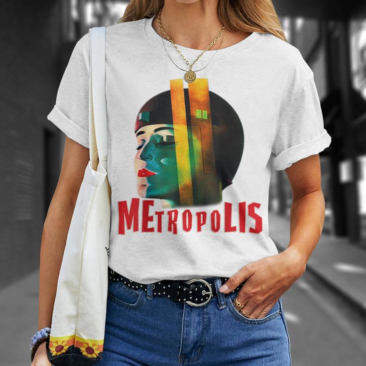 Metropolis Póster De Película Retro De Ciencia Ficción Camiseta unisex Regalos para ella
