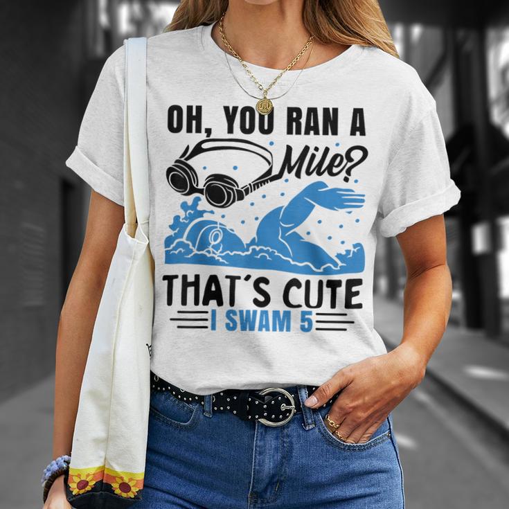 Swimmer Swimming T-Shirt Gifts for Her