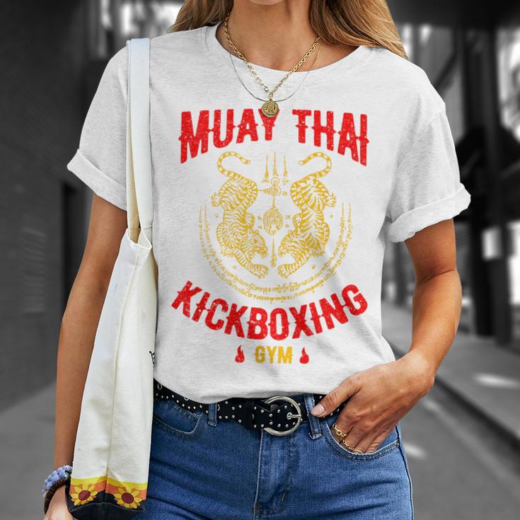 Tiger Muay Thai Kickboxing Gym MMA Training T-Shirt Gifts for Her Tiger Muay Thai Kickboxing Gym MMA Training T-Shirt Gifts for Her