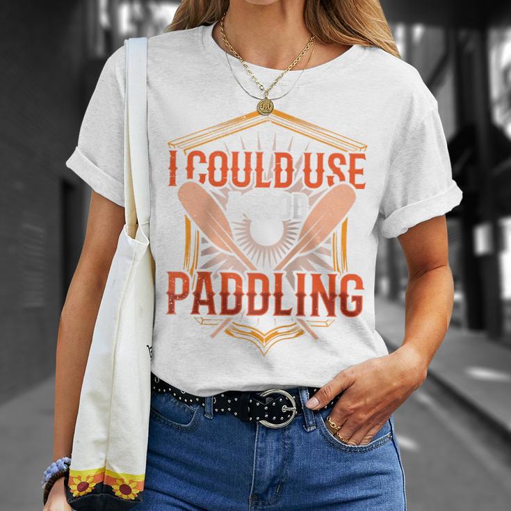 I Could Use A Good Paddling Canoe Canoeing Paddle Men Women Raglan Baseball Tee T-Shirt Gifts for Her I Could Use A Good Paddling Canoe Canoeing Paddle Men Women Raglan Baseball Tee T-Shirt Gifts for Her