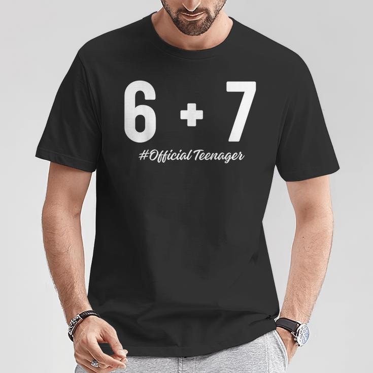 13 Geburtstag Lustiges Meme 6 7 Geburtstag 13 Für Nager Jungen T-Shirt Lustige Geschenke