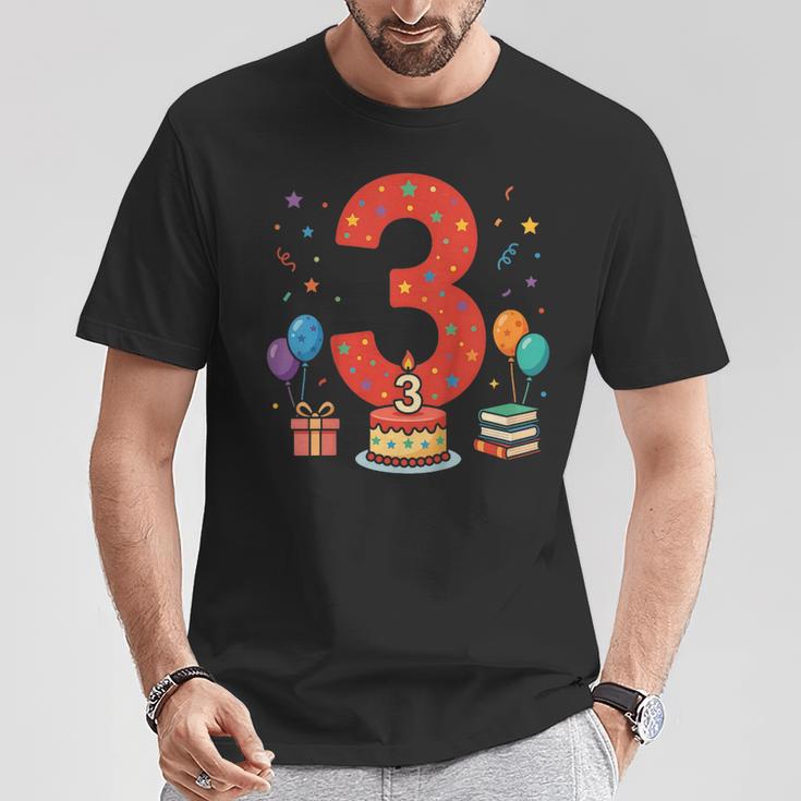 3 Años Cumpleaños 3Er Cumpleaños Niño Niña Camiseta unisex Regalos divertidos