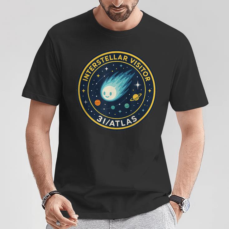 3I Atlas Interstellarisitor Missionパッチデザイン Tシャツ 面白い贈り物