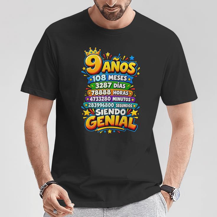 9 Años 108 Mesesiendo Genial Cumpleaños Camiseta unisex Regalos divertidos