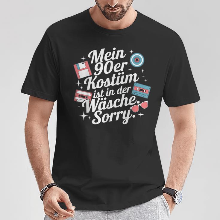 90Er Party Kostüm Ist In Der Wäsche Retro Outfit Neunziger T-Shirt Lustige Geschenke