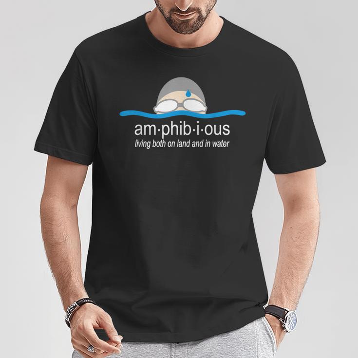 Amphibious Swimming T-Shirt Unique Gifts Amphibious Swimming T-Shirt Unique Gifts