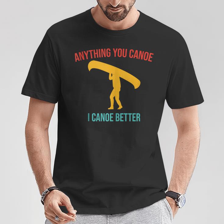 Anything You Canoe I Canoe Better Vintage Quote Sleeveless T-Shirt Unique Gifts Anything You Canoe I Canoe Better Vintage Quote Sleeveless T-Shirt Unique Gifts