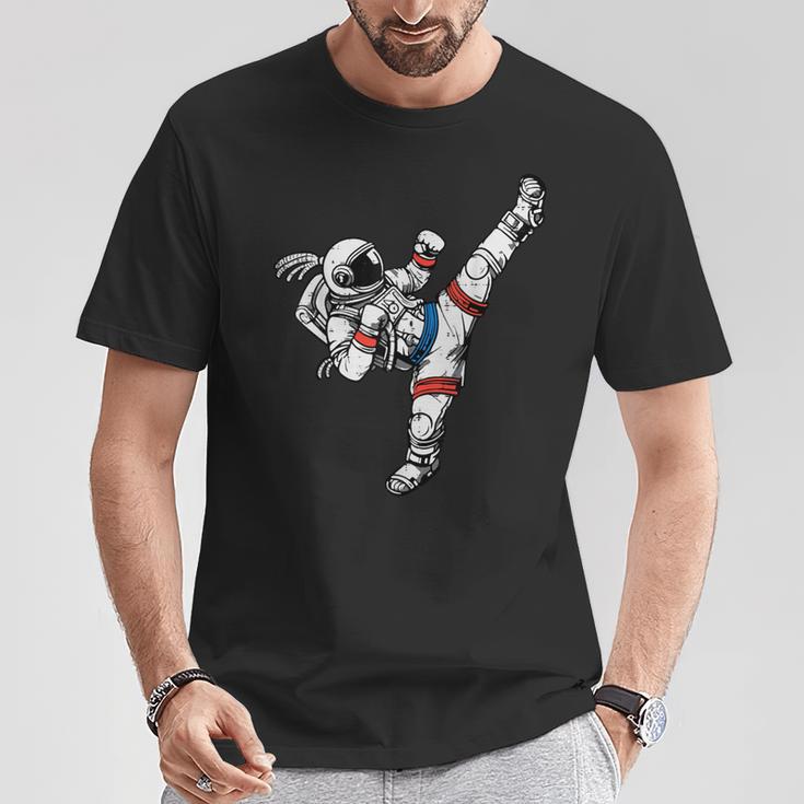 Astronaut Muay Thai Fighter Space Martial Arts Men Women Kid T-Shirt Unique Gifts