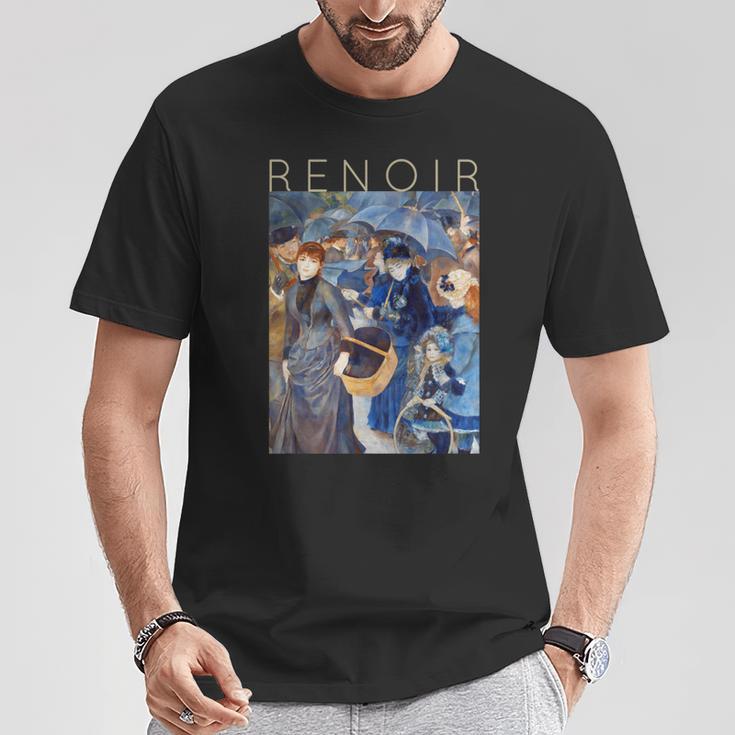 Auguste Renoir Los Paraguas Otoño Camiseta unisex Regalos divertidos