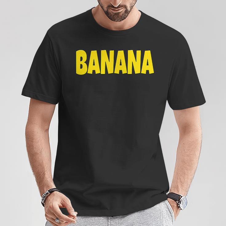 Banana The Word Banana On A コスチューム Tシャツ 面白い贈り物