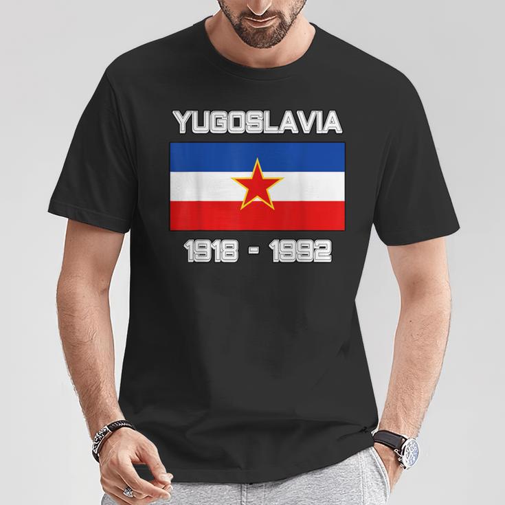 Bandera Jugoslavija República Federativaocialista De Yugoslavia Camiseta unisex Regalos divertidos