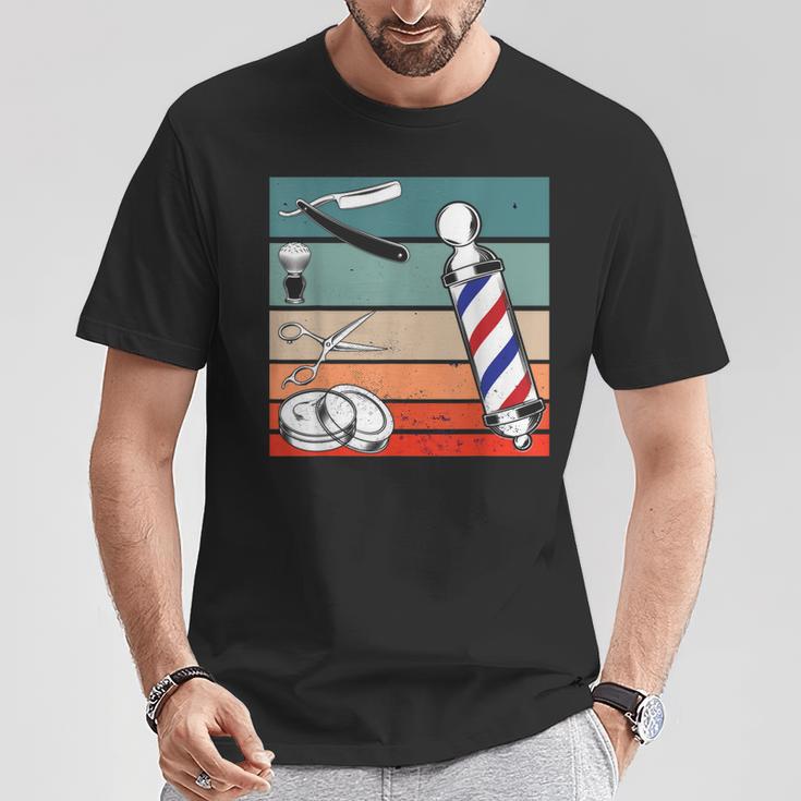 Barberíahop De Barber Retrointage Camiseta unisex Regalos divertidos