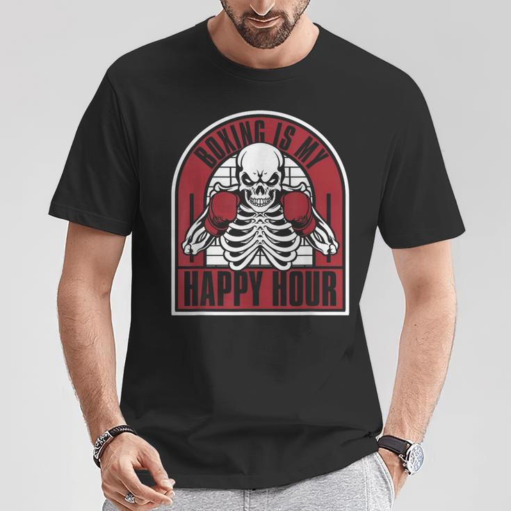 Boxing Is My Happy Hour Muay Thai Kickboxer Fan Boxing T-Shirt Unique Gifts Boxing Is My Happy Hour Muay Thai Kickboxer Fan Boxing T-Shirt Unique Gifts