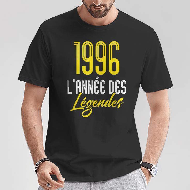 Cadeau Anniversaire Homme 1996 L'année Des Légendes T-Shirt Cadeaux drôles