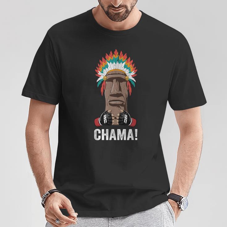 Chama Fighter MMA Fan JJB Boxing Muay Thai Kickboxing T-Shirt Unique Gifts