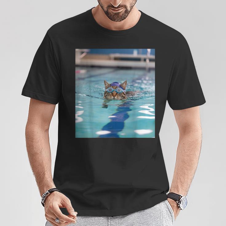 Competitive Swim Team Funny Kitty Cat Swimming T-Shirt Unique Gifts Competitive Swim Team Funny Kitty Cat Swimming T-Shirt Unique Gifts