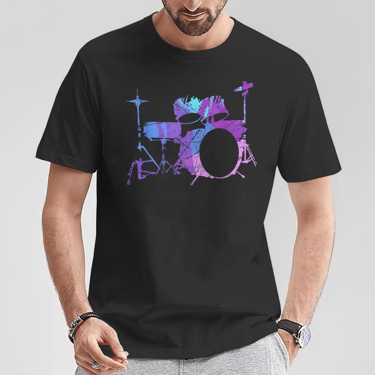 Cool Drum Kit Percussion Vintage Retro Drummer Costume T-Shirt Unique Gifts Cool Drum Kit Percussion Vintage Retro Drummer Costume T-Shirt Unique Gifts