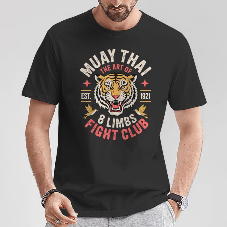 Cool Muay Thai Art For Men Women Kickboxer MMA Muay Thai T-Shirt Unique Gifts