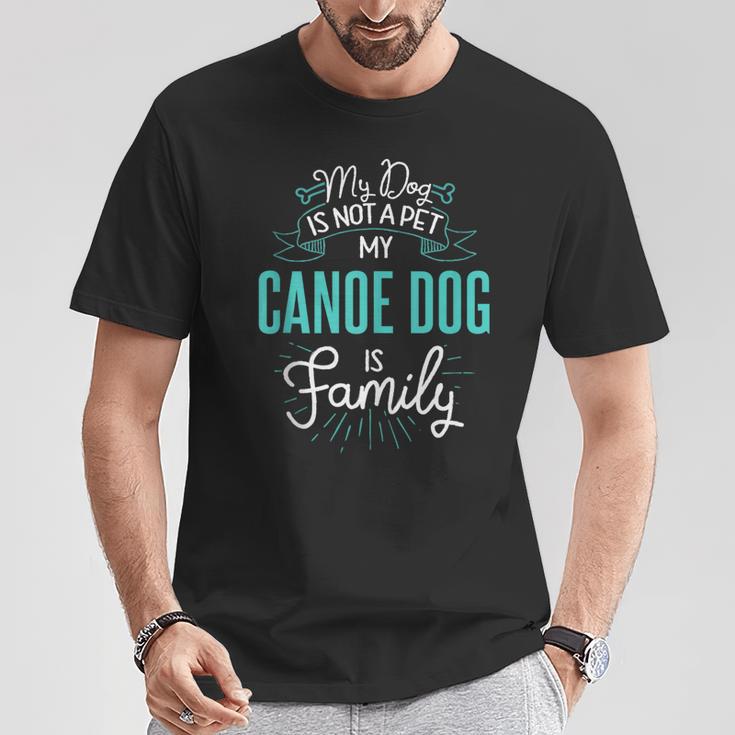 Cute Canoe Dog Shirt Family Dog For Women Men Sleeveless T-Shirt Unique Gifts