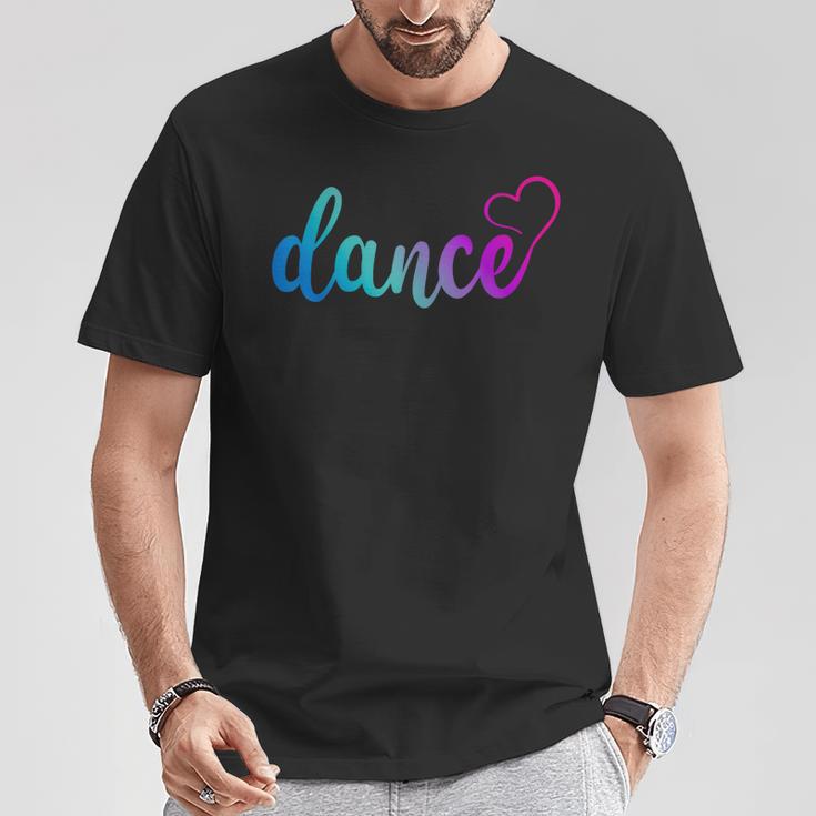 Cute Love Dancetilvolle Tänzerin Tanzliebhaber Tanzen T-Shirt Lustige Geschenke