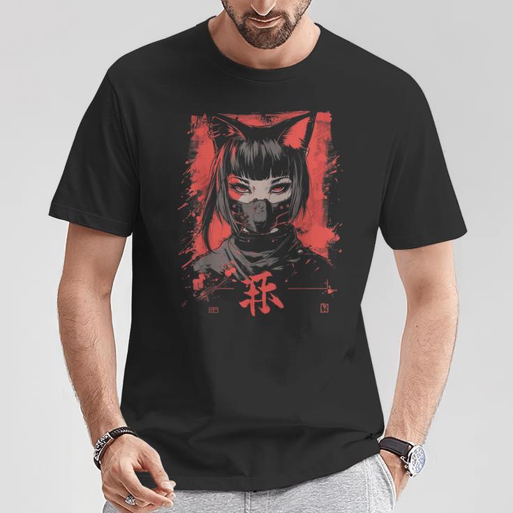 Cyberpunk Japanese Harajuku Camiseta unisex Regalos divertidos