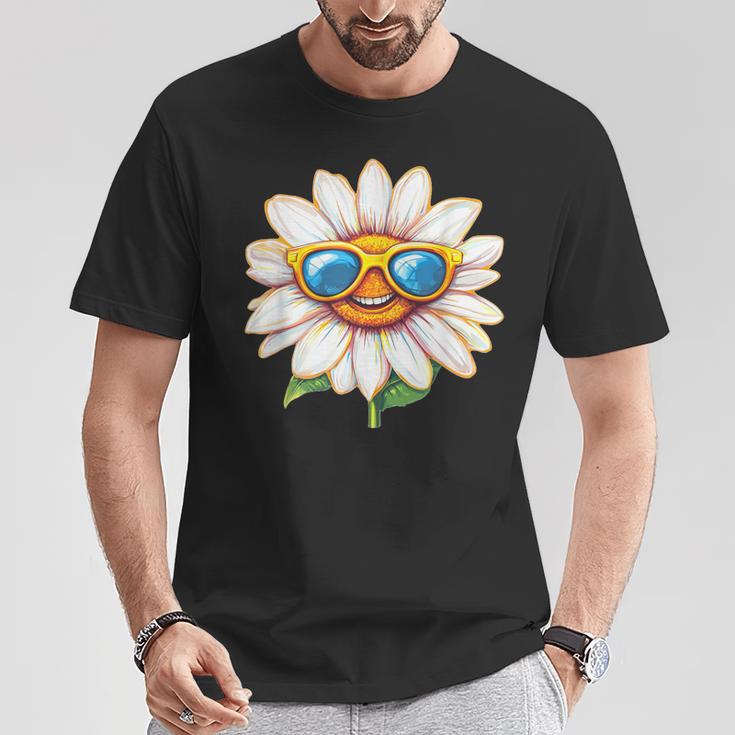 Divertidas Margaritas Con Gafas Deol Para Margaritas Y Temporada De Flores Camiseta unisex Regalos divertidos