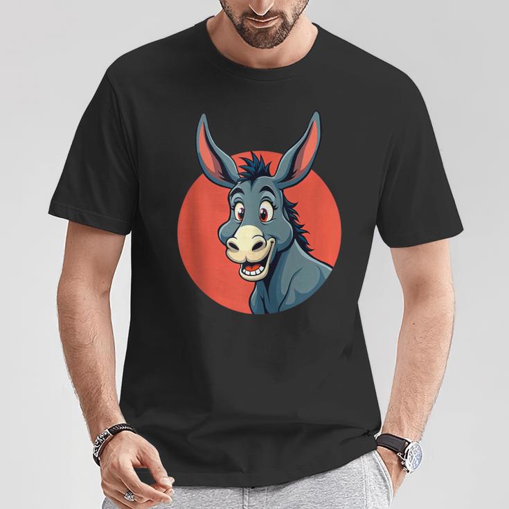 Divertido Gráfico De Animales De Burro Para Hombres Es Y Niños In Mangas Camiseta unisex Regalos divertidos
