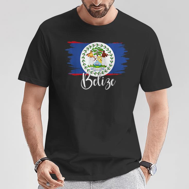 Drapeau Du Belize Belize Belize Pour Homme T-Shirt Cadeaux drôles