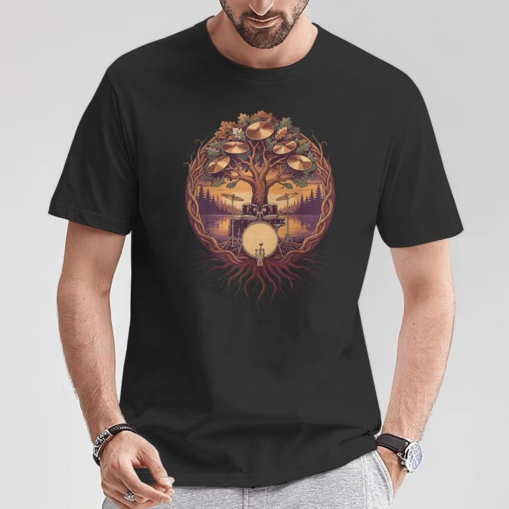 Drummer Drum Kit Musician Percussion Player T-Shirt Unique Gifts Drummer Drum Kit Musician Percussion Player T-Shirt Unique Gifts