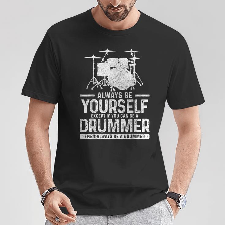 Drummer Drum Kit Saying Drummer T-Shirt Unique Gifts Drummer Drum Kit Saying Drummer T-Shirt Unique Gifts