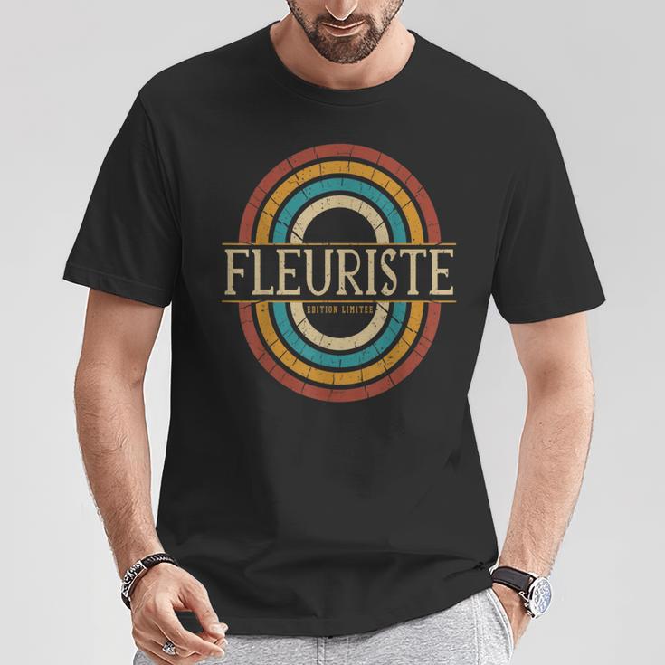 Fleuristeintage Retro T-Shirt Cadeaux drôles