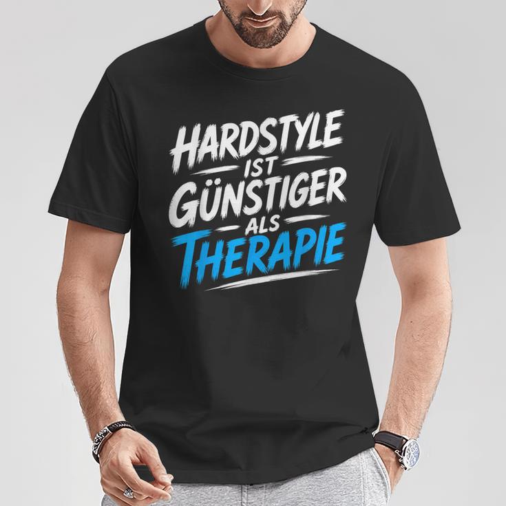 Hardstyle Ist Günstiger Als Therapie Musikmotiv T-Shirt Lustige Geschenke