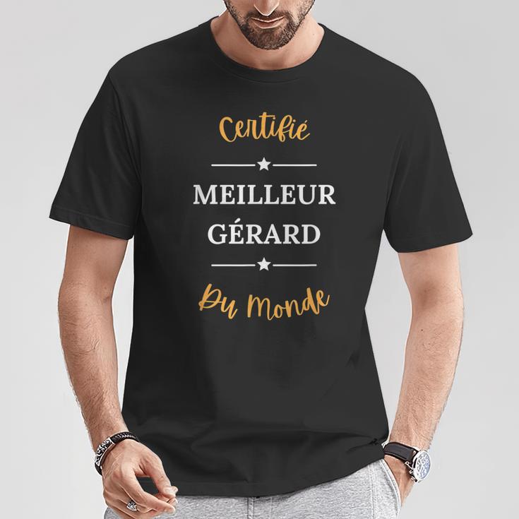 Homme Humour Gérard Prénom Meilleur Gérard T-Shirt Cadeaux drôles
