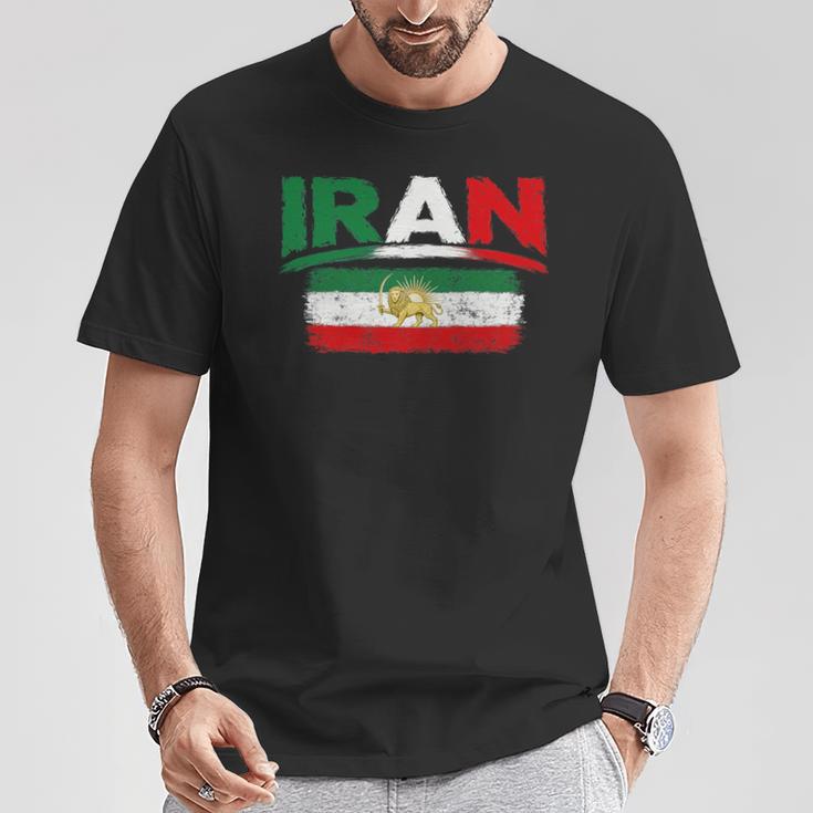 Iran Lionun Flagiranpersianflag Of Iran 長袖tシャツ Tシャツ 面白い贈り物