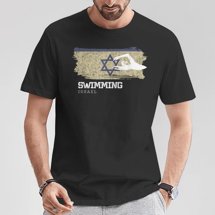 Israel Swimming Swimmer Water Sports Swimming T-Shirt Unique Gifts Israel Swimming Swimmer Water Sports Swimming T-Shirt Unique Gifts