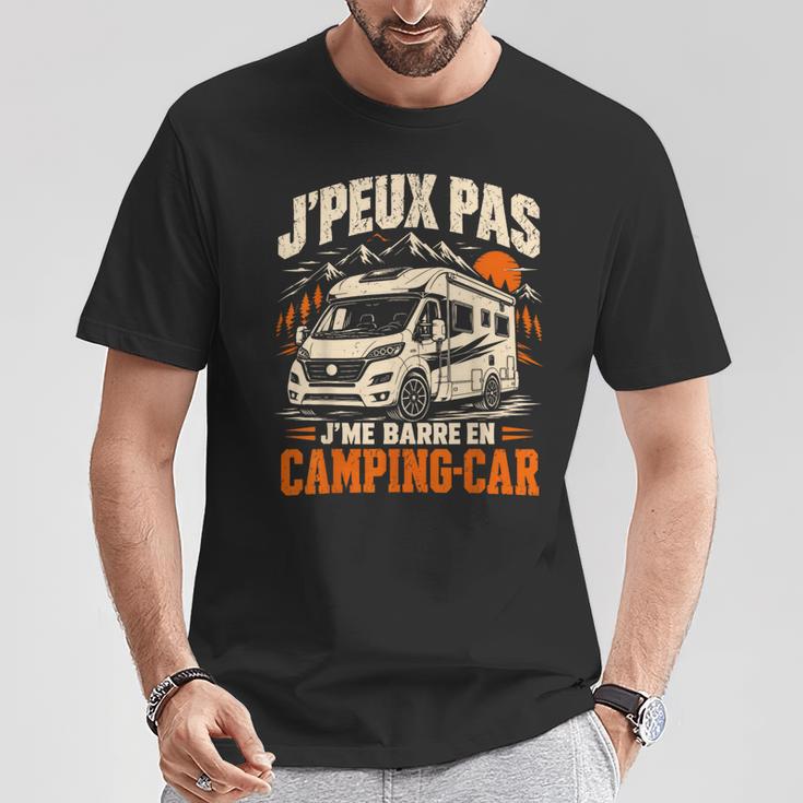 J'peux Pas J'me Barre En Camping-Car Homme Camping-Cariste T-Shirt Cadeaux drôles