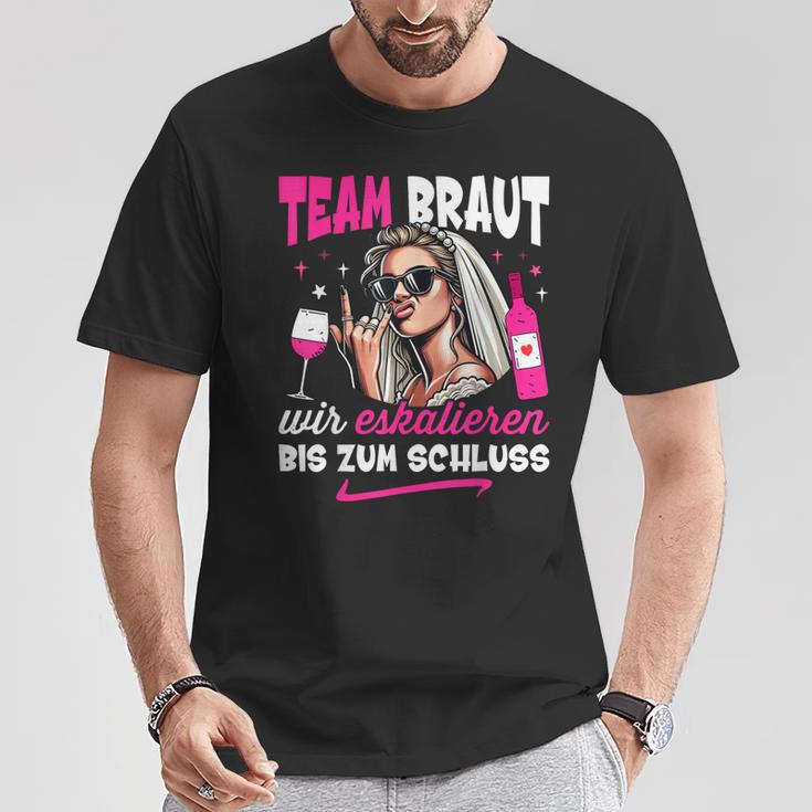 Junggesellenabschied Frauen Team Braut Jga Frauen T-Shirt Lustige Geschenke