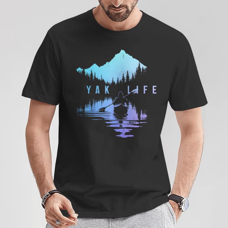 Kayak Kayak Vintage Mountains Canoe Kayak T-Shirt Unique Gifts