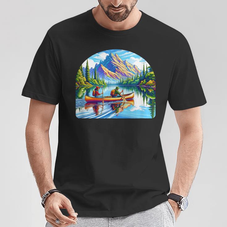 Lake Canoeing Canoe T-Shirt Unique Gifts Lake Canoeing Canoe T-Shirt Unique Gifts