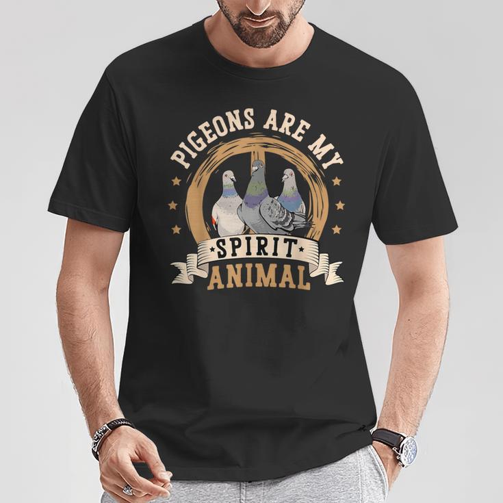 Las Palomason Mi Espíritu Animal Regalos Para Una Paloma Fanciers Camiseta unisex Regalos divertidos