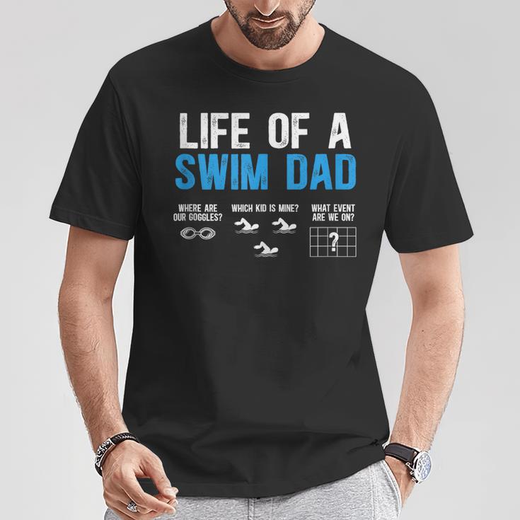 Life Of A Swim Dad Of A Swimmer Dad Swimming Father T-Shirt Unique Gifts Life Of A Swim Dad Of A Swimmer Dad Swimming Father T-Shirt Unique Gifts