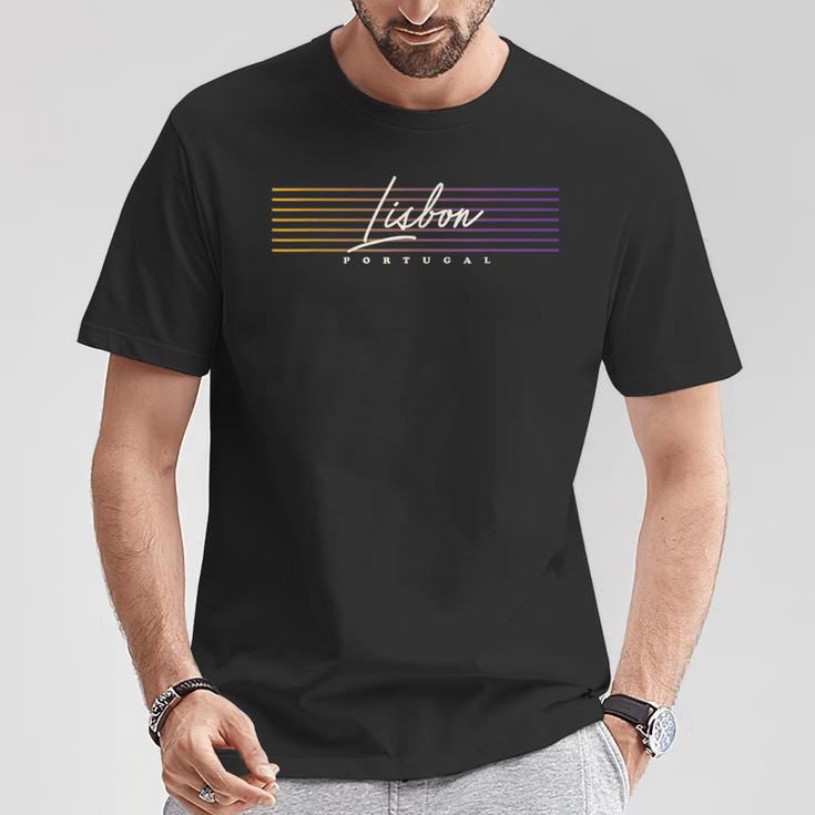Lisboa Recuerdointage Portugal Camiseta unisex Regalos divertidos