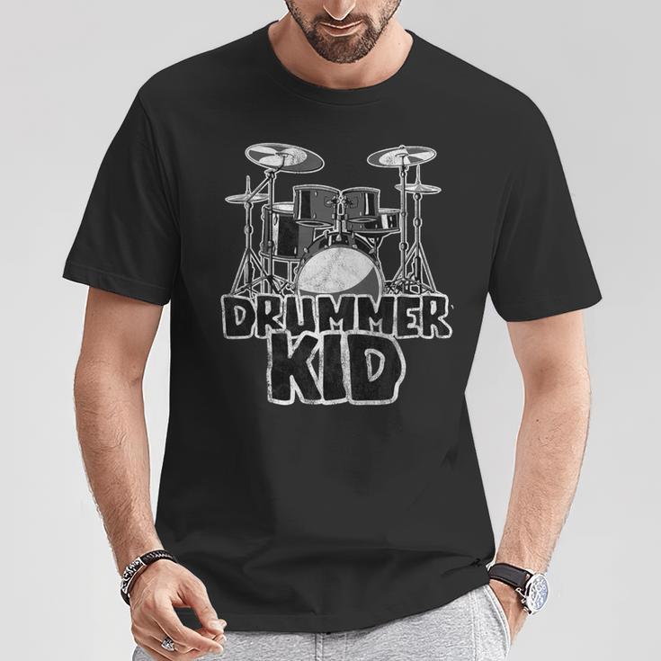Little Drummer Awesome Drum Kit For Young Musicians T-Shirt Unique Gifts